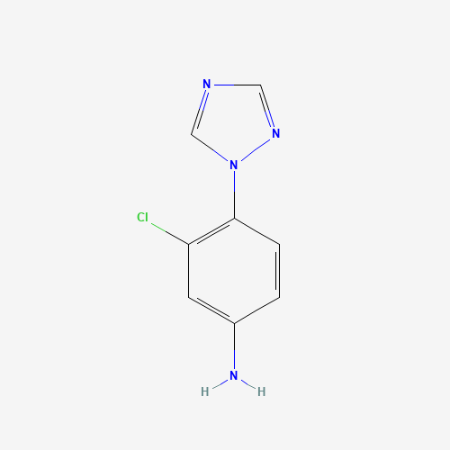 3-Chloro-4-(1H-1,2,4-triazol-1-yl)aniline (CAS: 856452-74-9) - Related Chemical Product