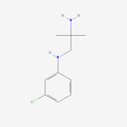 N-(2-Amino-2-methylpropyl)-N-(3-chlorophenyl)amine (CAS: 854650-27-4) - Related Chemical Product