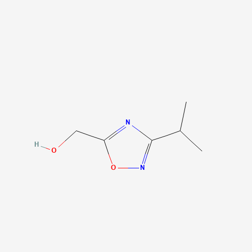 (3-Isopropyl-1,2,4-oxadiazol-5-yl)methanol (CAS: 915925-45-0) - Chemical Structure and Molecular Formula 