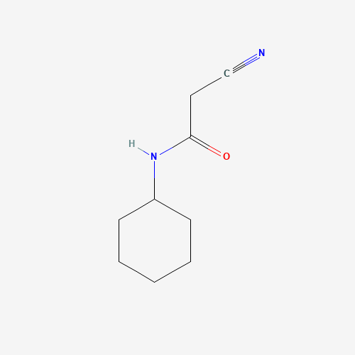2-Cyano-N-cyclohexylacetamide (CAS: 15029-38-6) - Chemical Structure and Molecular Formula 