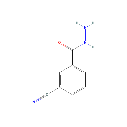 3-Cyanobenzohydrazide (CAS: 19731-01-2) - Chemical Structure and Molecular Formula 