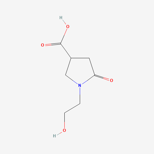1-(2-Hydroxyethyl)-5-oxopyrrolidine-3-carboxylic acid (CAS: 43094-95-7) - Related Chemical Product