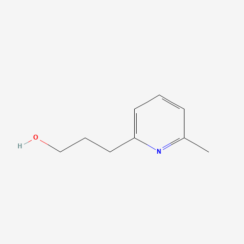 3-(6-Methylpyridin-2-yl)propan-1-ol (CAS: 61744-43-2) - Chemical Structure and Molecular Formula 