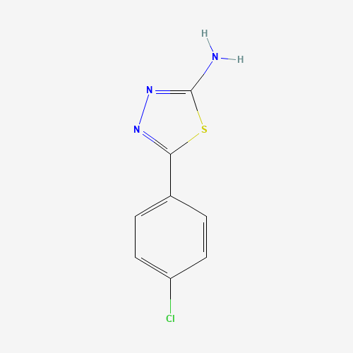 5-(4-Chlorophenyl)-1,3,4-oxadiazol-2-amine (CAS: 28004-62-8) - Related Chemical Product