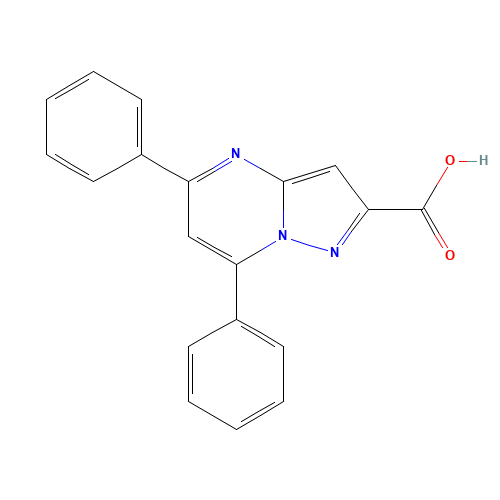 5,7-Diphenylpyrazolo[1,5-a]pyrimidine-2-carboxylic acid (CAS: 5646-98-0) - Related Chemical Product
