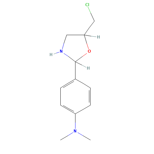 N-{4-[5-(Chloromethyl)-1,3-oxazolidin-2-yl]-phenyl}-N,N-dimethylamine (CAS: 17996-49-5) - Related Chemical Product