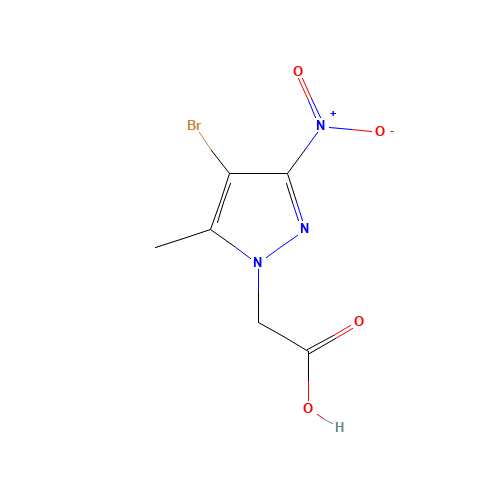 (4-Bromo-5-methyl-3-nitro-1H-pyrazol-1-yl)-acetic acid (CAS: 345637-67-4) - Related Chemical Product