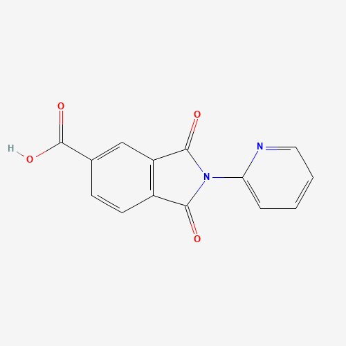 1,3-Dioxo-2-pyridin-2-ylisoindoline-5-carboxylic acid (CAS: 186384-46-3) - Related Chemical Product