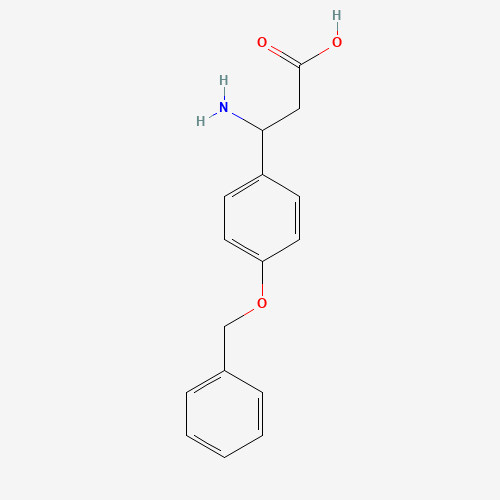 3-Amino-3-[4-(benzyloxy)phenyl]propanoic acid (CAS: 330645-19-7) - Related Chemical Product