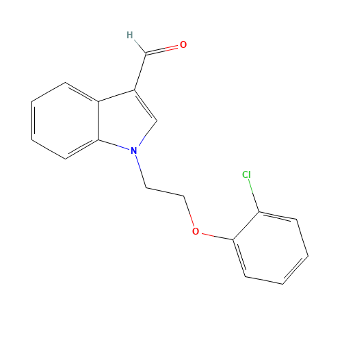 1-[2-(2-Chlorophenoxy)ethyl]-1H-indole-3-carbaldehyde (CAS: 340318-80-1) - Related Chemical Product
