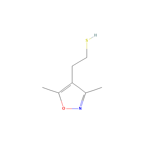2-(3,5-Dimethylisoxazol-4-yl)ethanethiol (CAS: 915923-05-6) - Related Chemical Product