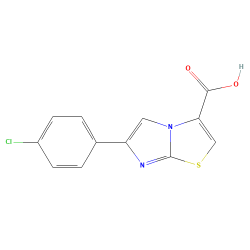 6-(4-Chlorophenyl)imidazo[2,1-b][1,3]thiazole-3-carboxylic acid (CAS: 912770-34-4) - Related Chemical Product