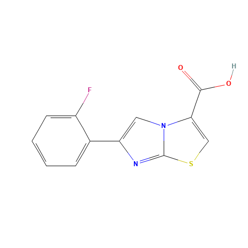 6-(2-Fluorophenyl)imidazo[2,1-b][1,3]thiazole-3-carboxylic acid (CAS: 912770-16-2) - Related Chemical Product