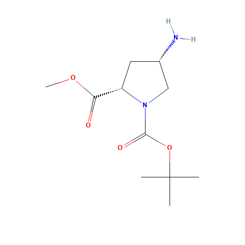 1-tert-Butyl 2-methyl (2S,4S)-4-aminopyrrolidine-1,2-dicarboxylate (CAS: 121148-01-4) - Related Chemical Product