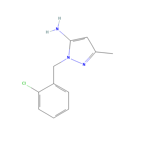 1-(2-Chlorobenzyl)-3-methyl-1H-pyrazol-5-amine (CAS: 3524-40-1) - Related Chemical Product