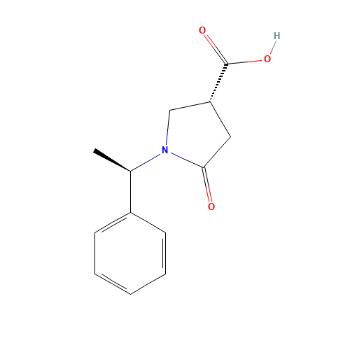 5-Oxo-1-(1-phenylethyl)pyrrolidine-3-carboxylic acid (CAS: 99735-43-0) - Related Chemical Product