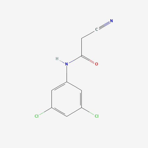 2-Cyano-N-(3,5-dichlorophenyl)acetamide (CAS: 63035-00-7) - Chemical Structure and Molecular Formula 