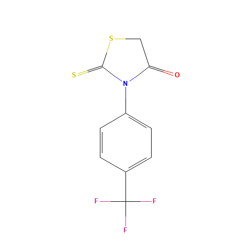 2-Thioxo-3-[4-(trifluoromethyl)phenyl]-1,3-thiazolidin-4-one (CAS: 57669-54-2) - Related Chemical Product