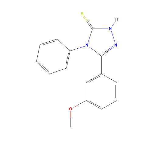 5-(3-Methoxyphenyl)-4-phenyl-4H-1,2,4-triazole-3-thiol (CAS: 174573-90-1) - Related Chemical Product