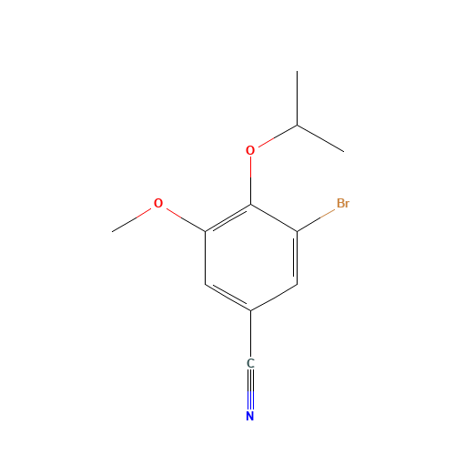 3-Bromo-4-isopropoxy-5-methoxybenzonitrile (CAS: 515848-62-1) - Related Chemical Product