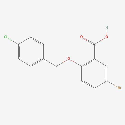 5-Bromo-2-[(4-chlorobenzyl)oxy]benzoic acid (CAS: 62176-36-7) - Related Chemical Product