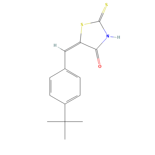 (5E)-5-(4-tert-Butylbenzylidene)-2-mercapto-1,3-thiazol-4(5H)-one (CAS: 312607-49-1) - Related Chemical Product