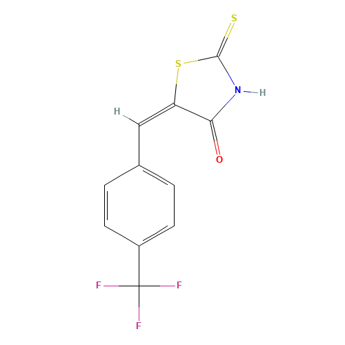 (5E)-2-Mercapto-5-[4-(trifluoromethyl)-benzylidene]-1,3-thiazol-4(5H)-one (CAS: 99460-76-1) - Related Chemical Product