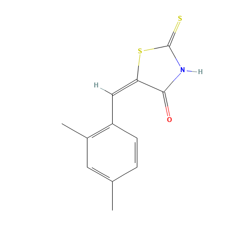 (5E)-5-(2,4-Dimethylbenzylidene)-2-mercapto-1,3-thiazol-4(5H)-one (CAS: 4818-22-8) - Related Chemical Product