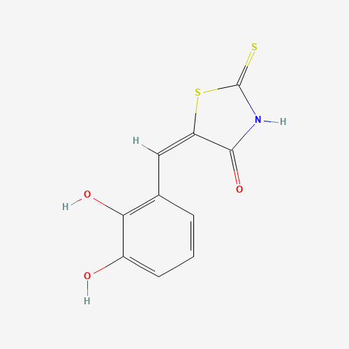 (5E)-5-(2,3-Dihydroxybenzylidene)-2-mercapto-1,3-thiazol-4(5H)-one (CAS: 590376-71-9) - Related Chemical Product