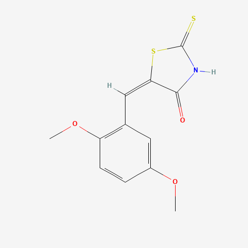 (5E)-5-(2,5-Dimethoxybenzylidene)-2-mercapto-1,3-thiazol-4(5H)-one (CAS: 127378-17-0) - Related Chemical Product
