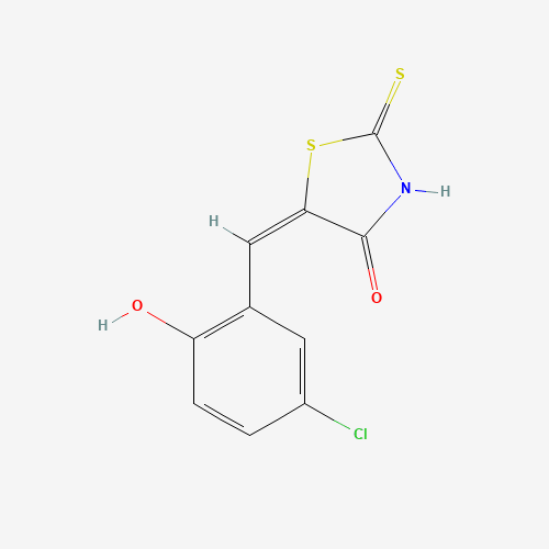 (5E)-5-(5-Chloro-2-hydroxybenzylidene)-2-mercapto-1,3-thiazol-4(5H)-one (CAS: 6320-49-6) - Related Chemical Product