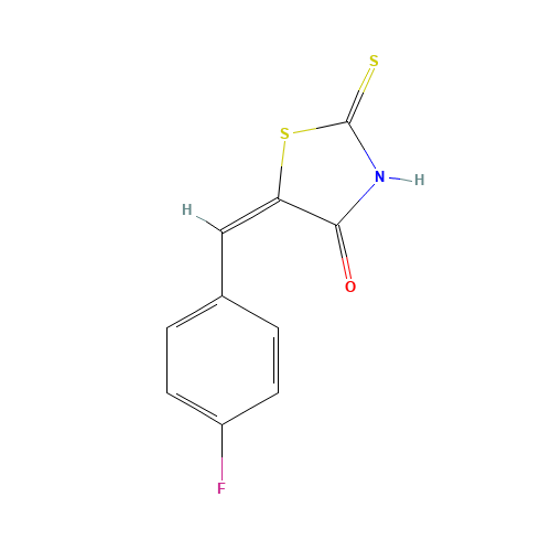 (5E)-5-(4-Fluorobenzylidene)-2-mercapto-1,3-thiazol-4(5H)-one (CAS: 402-93-7) - Related Chemical Product