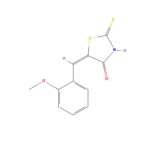 (5E)-2-Mercapto-5-(2-methoxybenzylidene)-1,3-thiazol-4(5H)-one (CAS: 81154-09-8) - Related Chemical Product