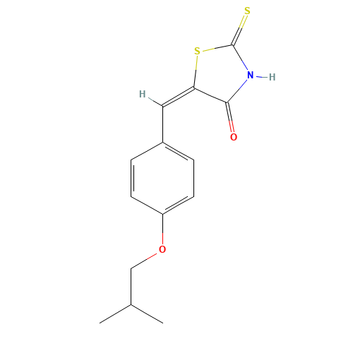 (5E)-5-(4-Isobutoxybenzylidene)-2-mercapto-1,3-thiazol-4(5H)-one (CAS: 164520-75-6) - Related Chemical Product