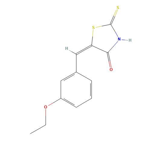 (5E)-5-(3-Ethoxybenzylidene)-2-mercapto-1,3-thiazol-4(5H)-one (CAS: 127378-24-9) - Related Chemical Product