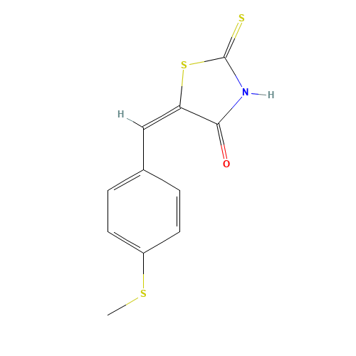 (5E)-2-Mercapto-5-[4-(methylthio)benzylidene]-1,3-thiazol-4(5H)-one (CAS: 127378-28-3) - Related Chemical Product