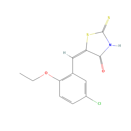 (5E)-5-(5-Chloro-2-ethoxybenzylidene)-2-mercapto-1,3-thiazol-4(5H)-one (CAS: 299903-84-7) - Related Chemical Product