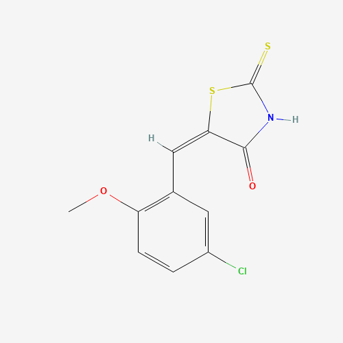 (5E)-5-(5-Chloro-2-methoxybenzylidene)-2-mercapto-1,3-thiazol-4(5H)-one (CAS: 352700-55-1) - Related Chemical Product