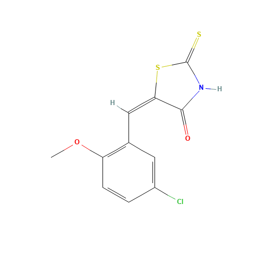 (5E)-5-(5-Chloro-2-methoxybenzylidene)-2-mercapto-1,3-thiazol-4(5H)-one (CAS: 352700-55-1) - Related Chemical Product