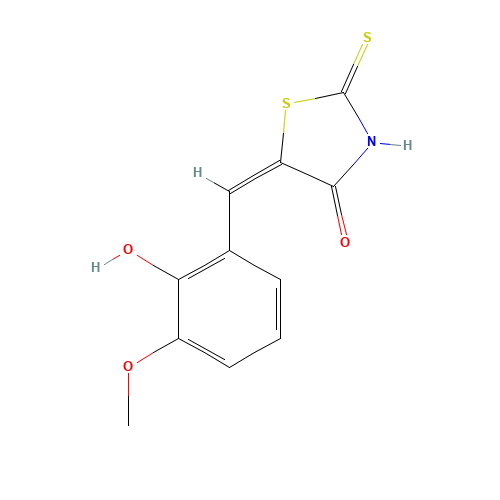 (5E)-5-(2-Hydroxy-3-methoxybenzylidene)-2-mercapto-1,3-thiazol-4(5H)-one (CAS: 99972-65-3) - Related Chemical Product