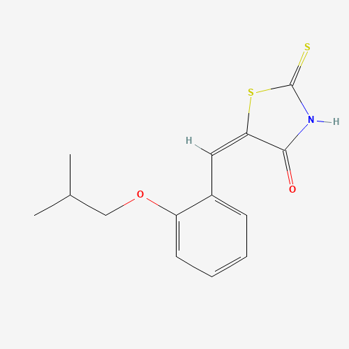 (5E)-5-(2-Isobutoxybenzylidene)-2-mercapto-1,3-thiazol-4(5H)-one (CAS: 669747-27-7) - Related Chemical Product