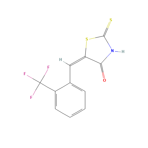 (5E)-2-Mercapto-5-[2-(trifluoromethyl)benzylidene] -1,3-thiazol-4(5H)-one (CAS: 153568-04-8) - Related Chemical Product