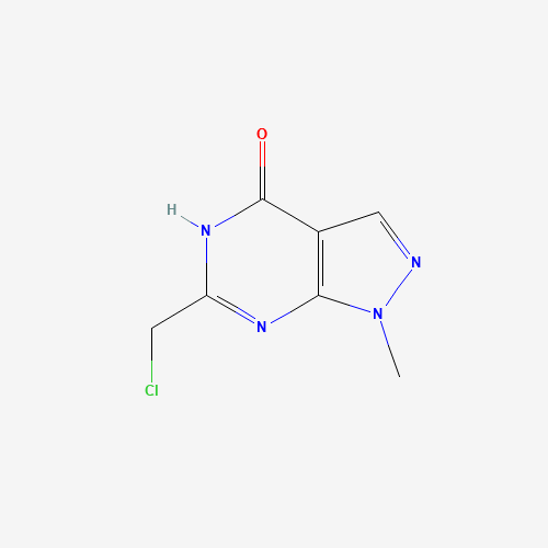 6-(Chloromethyl)-1-methyl-1,5-dihydro-4H-pyrazolo[3,4-d]pyrimidin-4-one (CAS: 931075-55-7) - Related Chemical Product