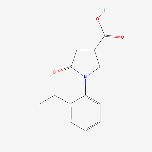 1-(2-Ethylphenyl)-5-oxopyrrolidine-3-carboxylic acid (CAS: 63675-17-2) - Related Chemical Product