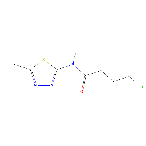 4-Chloro-N-(5-methyl-1,3,4-thiadiazol-2-yl)-butanamide (CAS: 392244-44-9) - Related Chemical Product