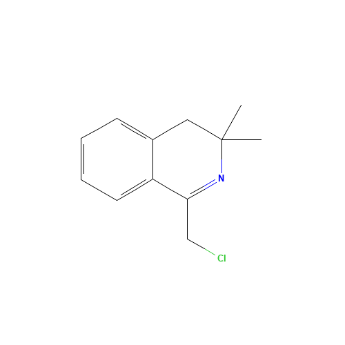 1-(Chloromethyl)-3,3-dimethyl-3,4-dihydroisoquinoline (CAS: 146304-90-7) - Related Chemical Product