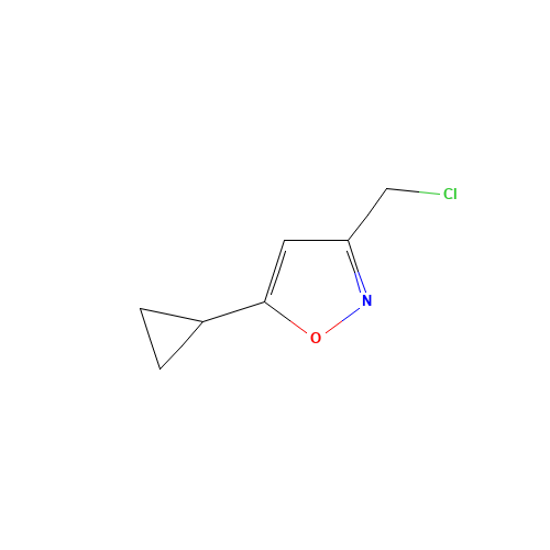 3-(Chloromethyl)-5-cyclopropylisoxazole (CAS: 1060817-59-5) - Related Chemical Product