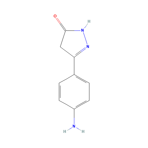5-(4-Aminophenyl)-2,4-dihydro-3H-pyrazol-3-one (CAS: 103755-57-3) - Related Chemical Product
