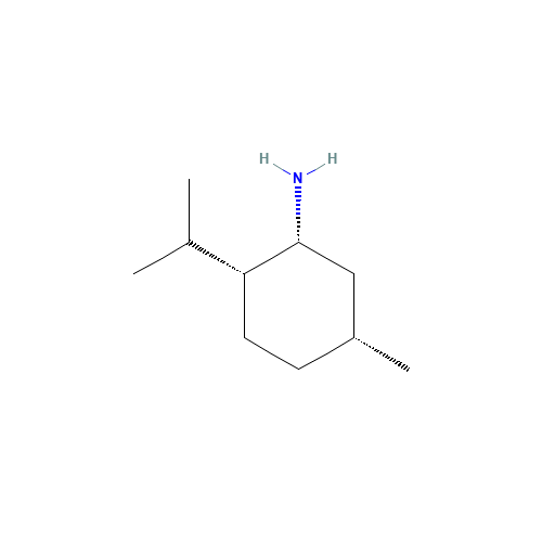 (1R,2R,5R)-2-Isopropyl-5-methylcyclohexanamine (CAS: 16934-77-3) - Chemical Structure and Molecular Formula 