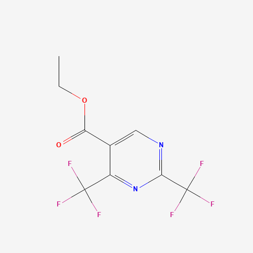 2,4-Bis-(trifluoromethyl)pyrimidine-5-carboxylic acid ethyl ester (CAS: 188781-15-9) - Related Chemical Product